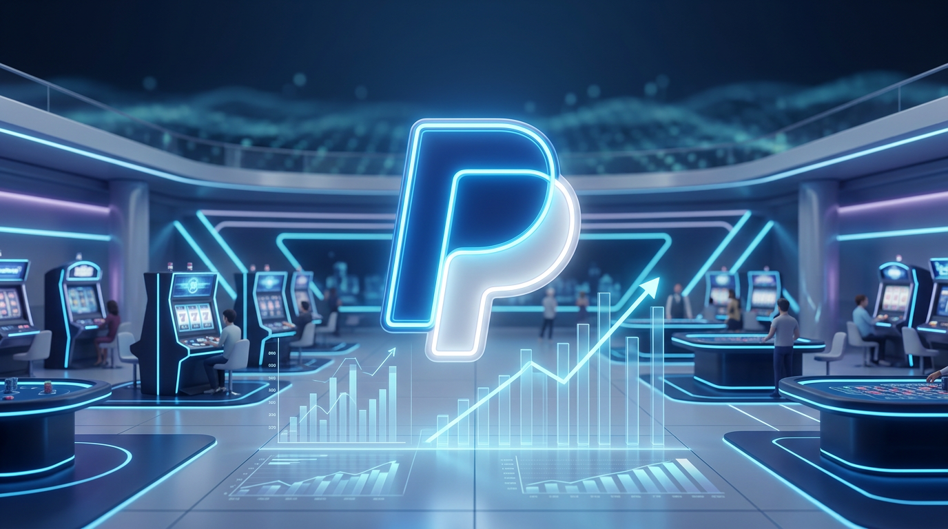 Moderní vizualizace PayPal platby v digitálním kasinu 2026
