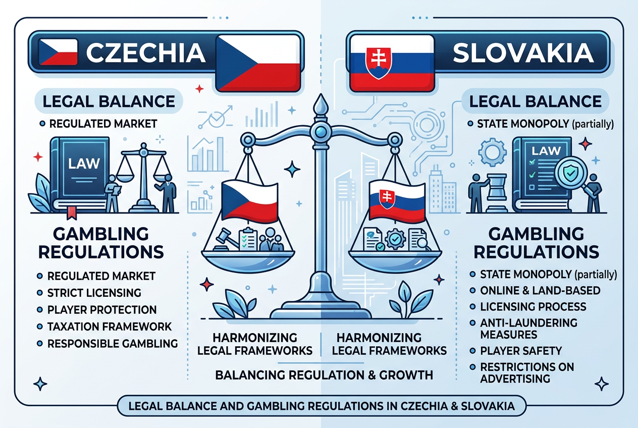 Právní srovnání české a slovenské hazardní licence